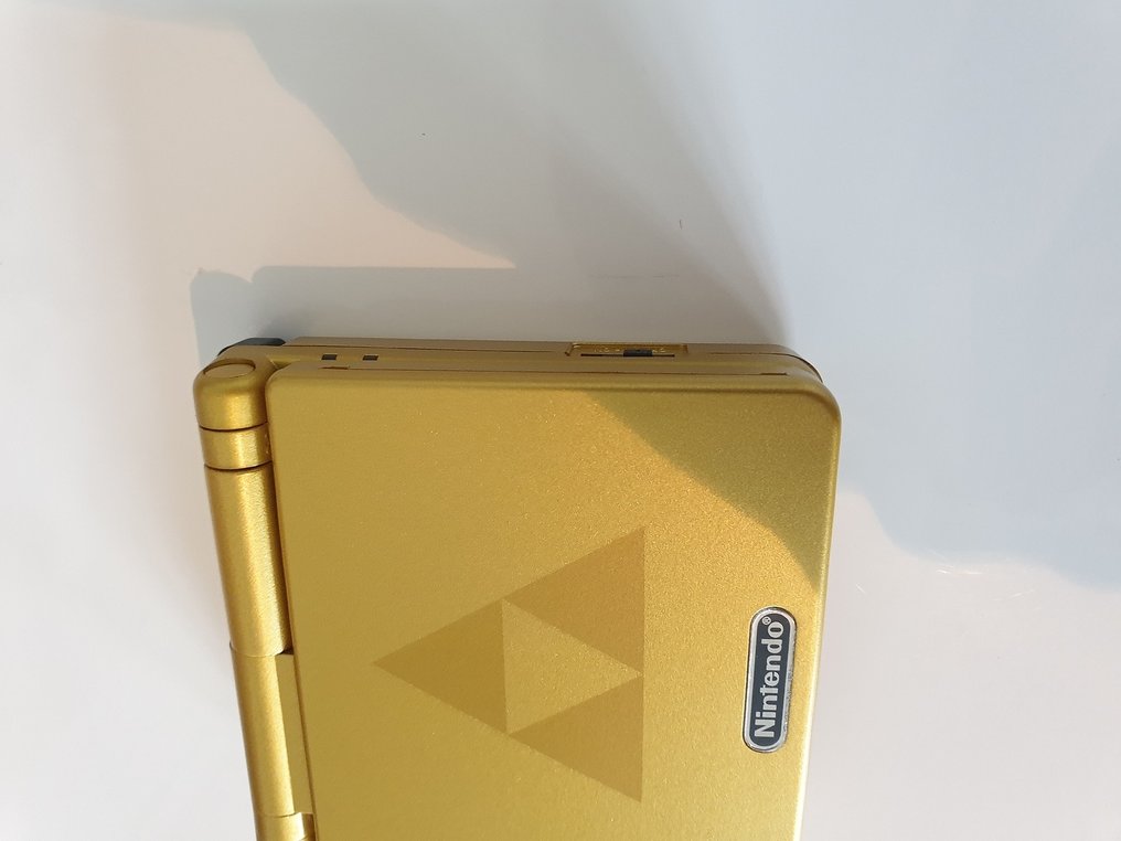 Nintendo - Gameboy Advance SP - GBA GOLD ZELDA LINK (new shell) - including game - charger - Video game console + games - Without original box #2.1