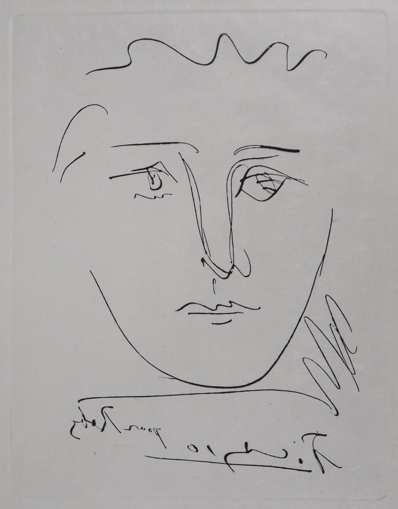 Pablo Picasso (1881-1973) - Visage pour Roby #1.1