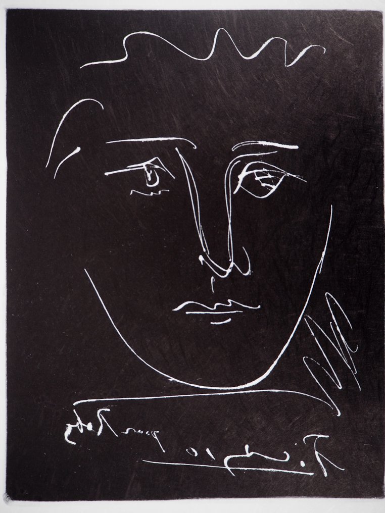Pablo Picasso (1881-1973) - Visage pour Roby #1.0
