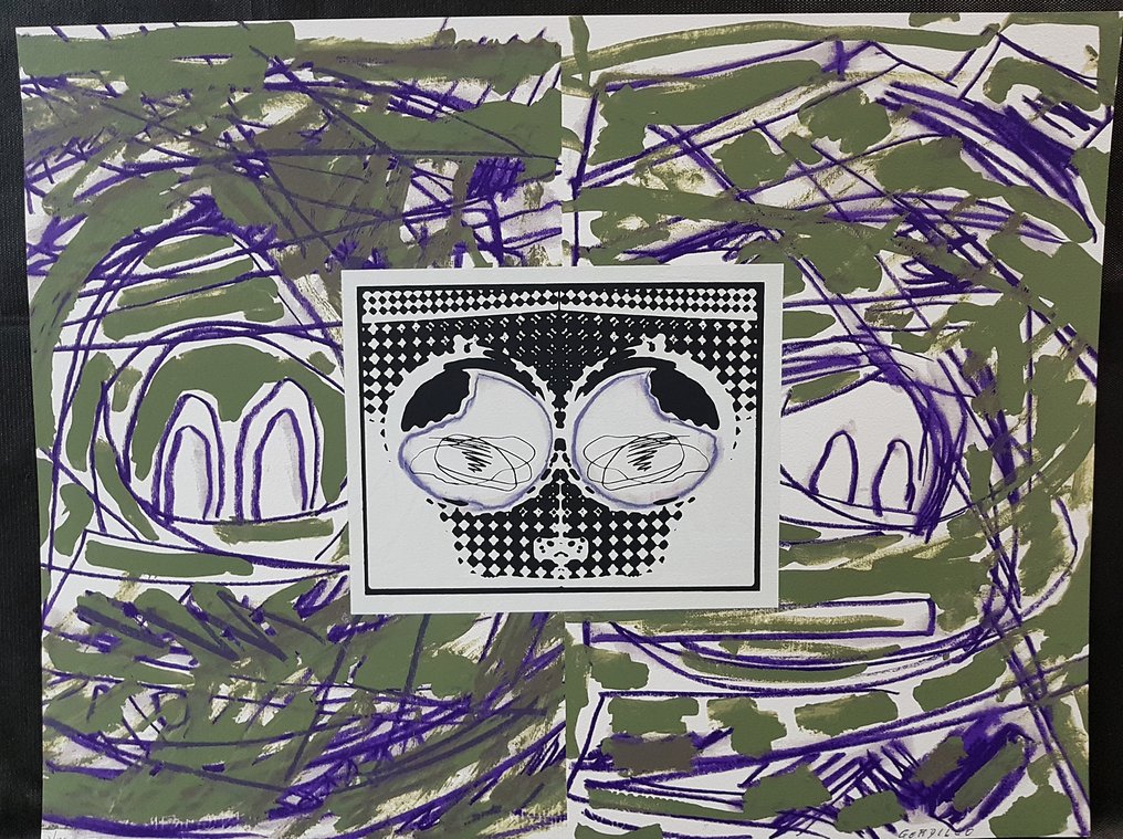 Luis Gordillo (1934) - Ojos Paisajosos #1.0