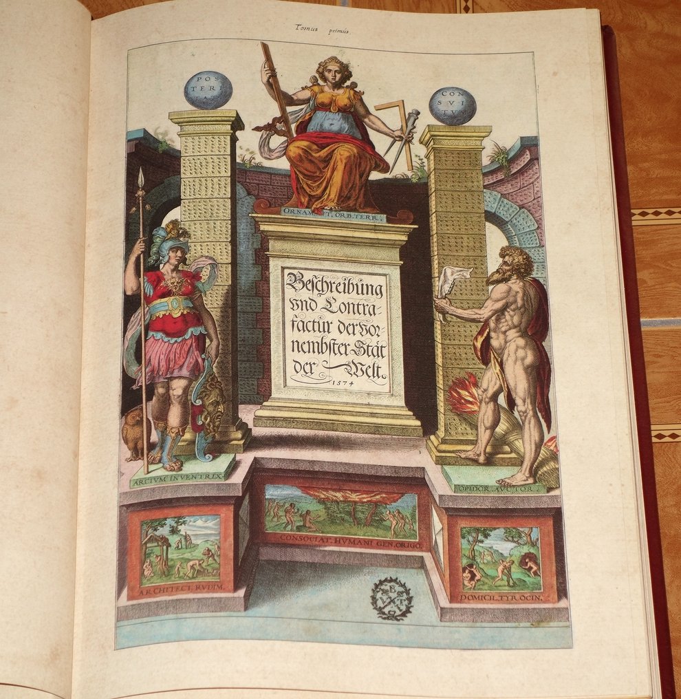 Civitates Orbis Terrarum, Atlas - Widoki na miasto; Braun & Hogenberg - Beschreibung und Contrafactur der vornembster Stät der Welt - 1561-1580 #3.2