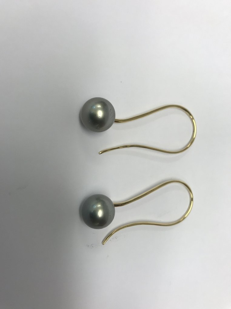 Boucles d'oreilles - 14 carats Or jaune Perle - Perle #3.2