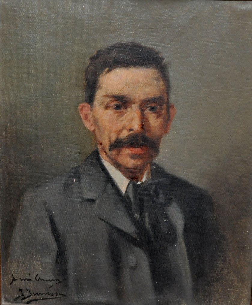 Josep Juncosa (XIX-XX) - Retrato caballero #1.0