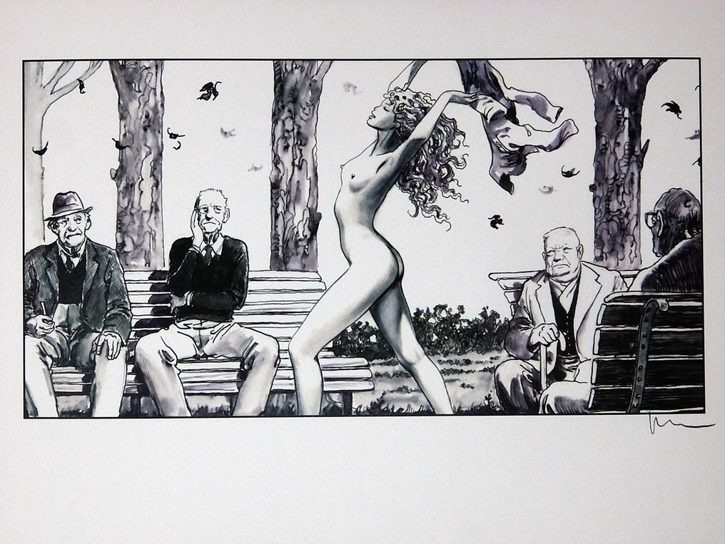 Manara, Milo - 1 Portfolio - Revoir Les étoiles - 1998 #3.2