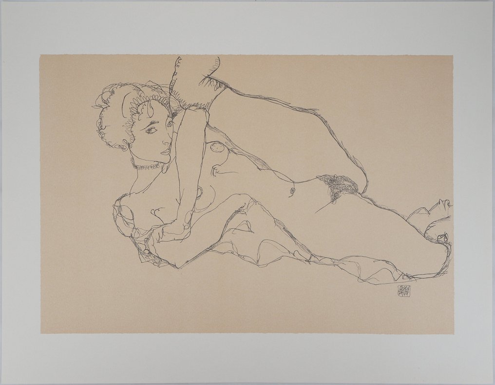 Egon Schiele (1890-1918) - Nu provocant #2.1
