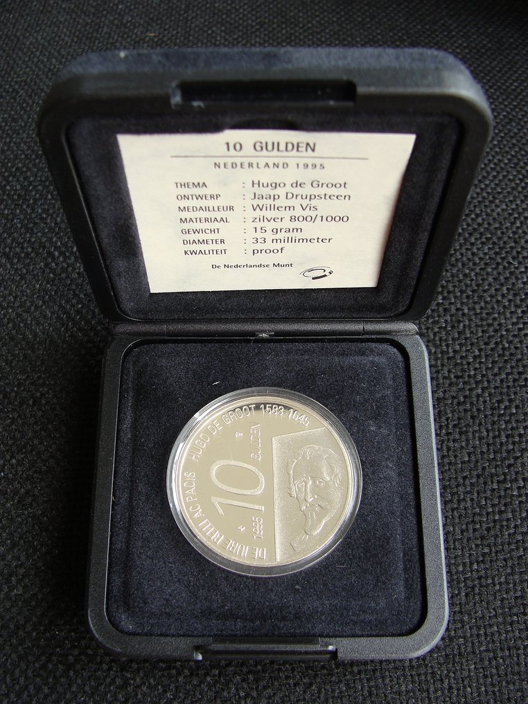 Pays-Bas. 10 Gulden 1994/1999 (Proof) in cassette (Sans prix de réserve) #4.3