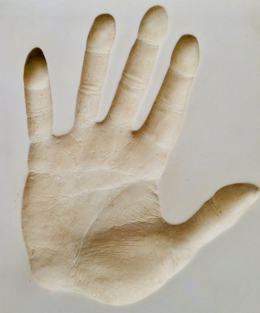 Boxing - Muhammad Ali - Real Hand Size - Handprint Plaque  #2.1