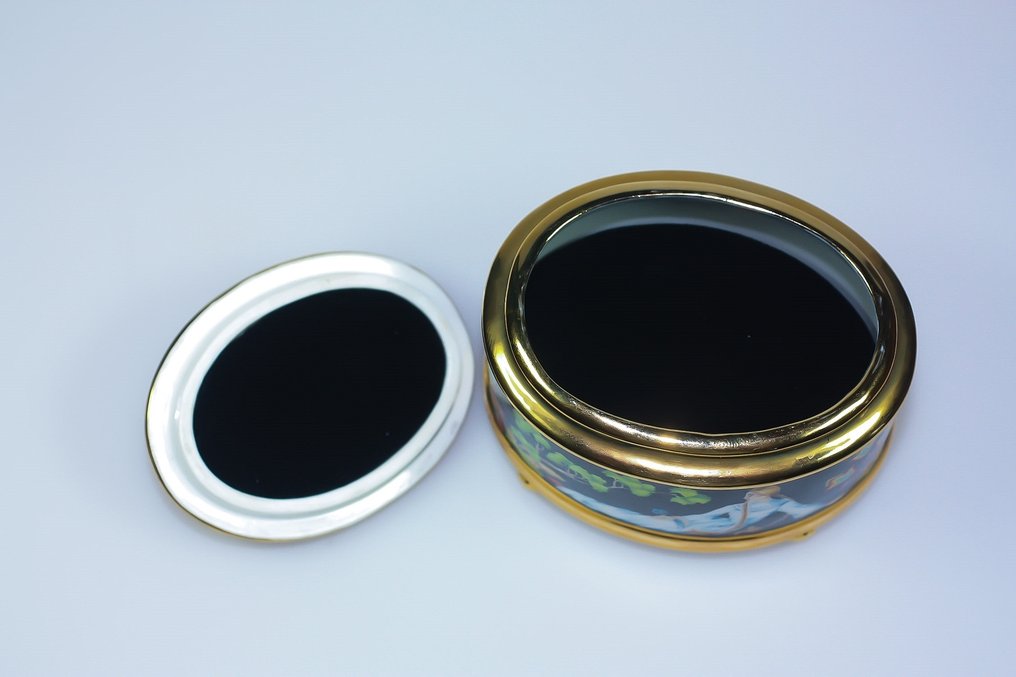 Faberge Stijl Franklin Mint speeldoos The Stone Hower - Μουσικό κουτί - Ηνωμένες Πολιτείες - 1990-2000 #3.2