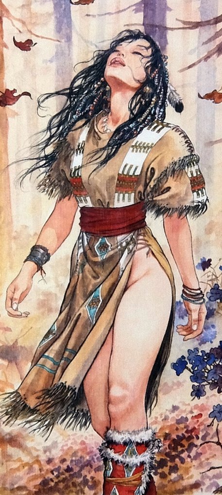 Manara, Milo - 1 Offset Print - Un Été indien - Desirables 3 - 2017 #1.0