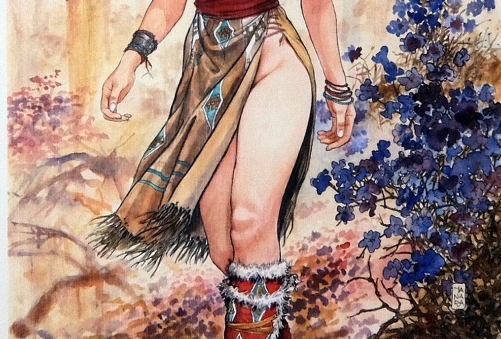 Manara, Milo - 1 Offset Print - Un Été indien - Desirables 3 - 2017 #4.3