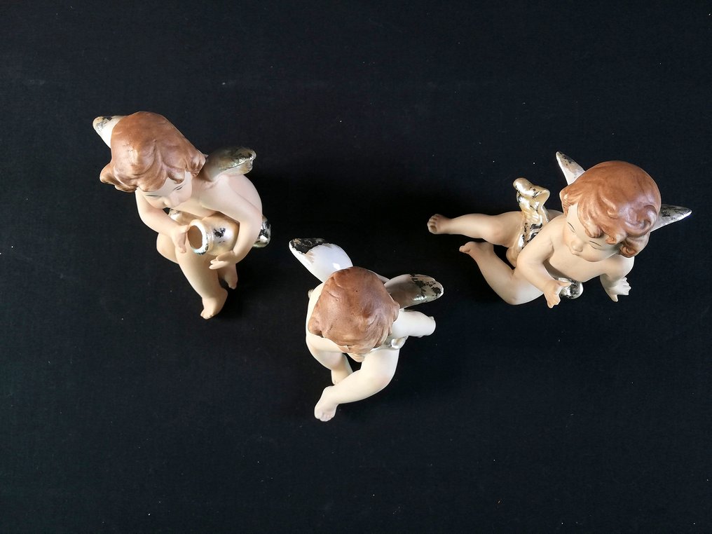 Figurine - Set van 3 putti (3) - Porcelain #4.3