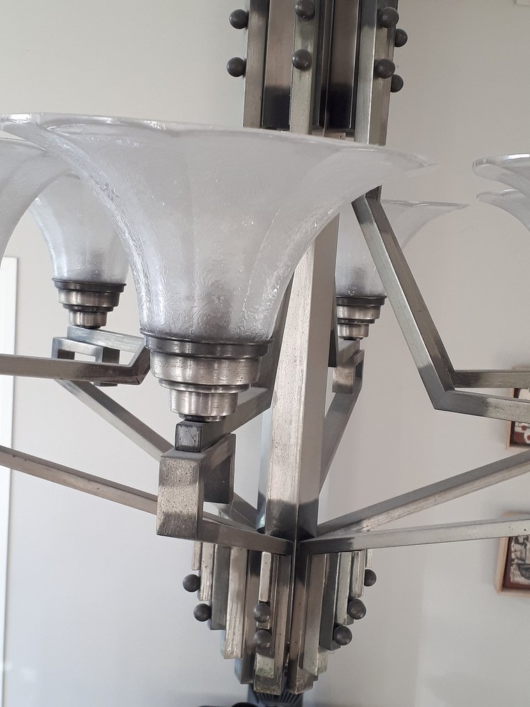 灯具 - 金属, 玻璃 - Art Deco 吊灯 #4.3