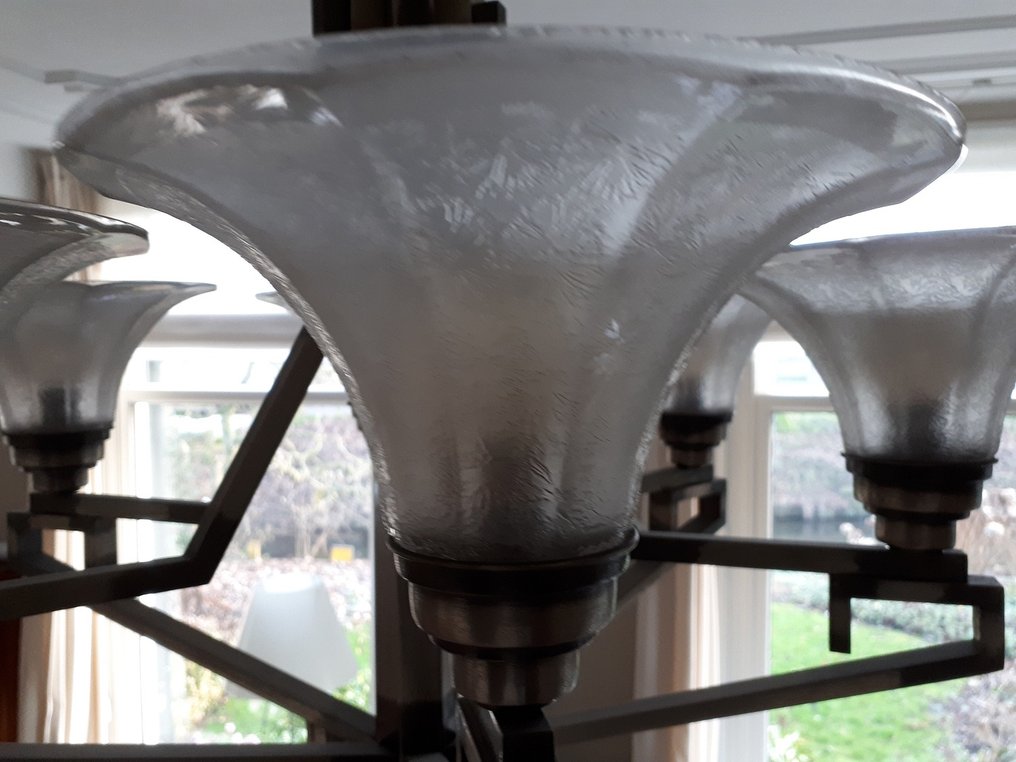 灯具 - 金属, 玻璃 - Art Deco 吊灯 #2.1