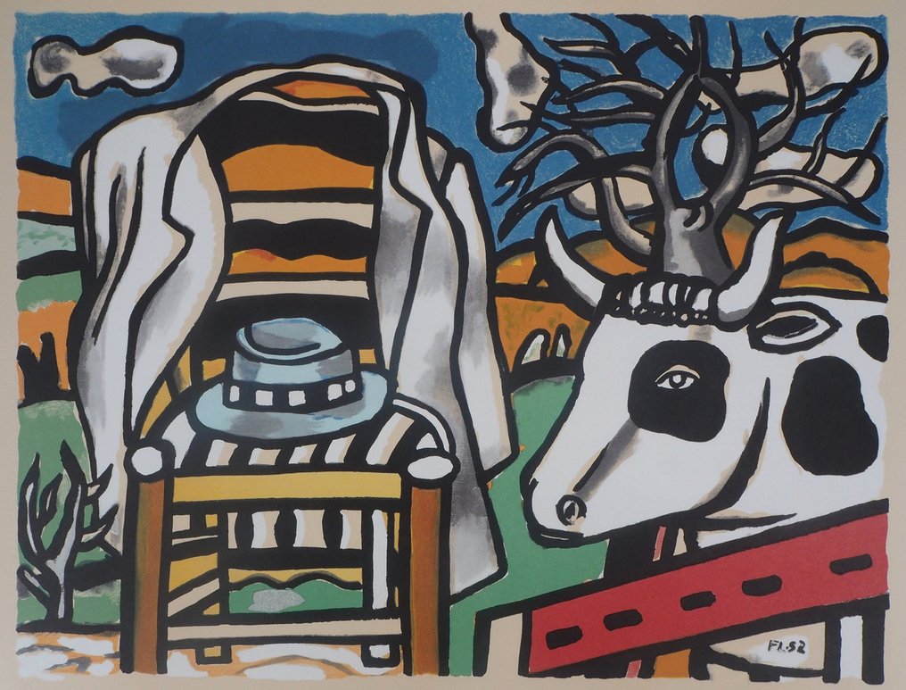 Fernand Léger (1881-1955) - Chaise et vache #1.1