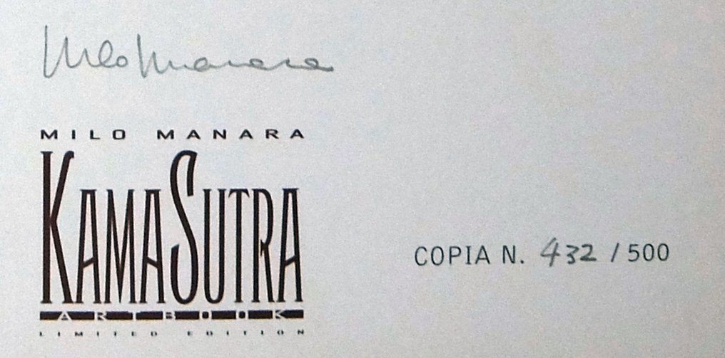 Milo Manara - Volume "Kamasutra" firmato - 1 Album - First edition - 2005 #1.0