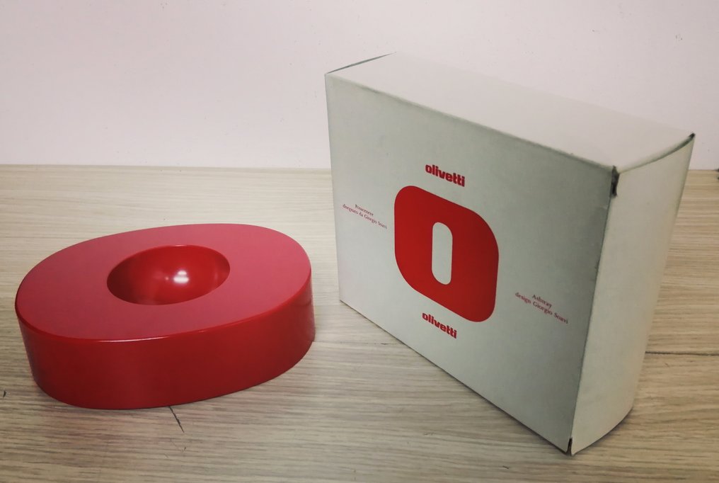 Olivetti - Giorgio Soavi - Ashtray - "O" - Melamine #4.3