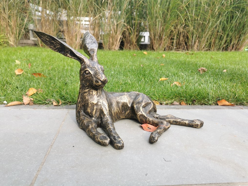 Statuetta - Chillende haas - Bronzo #4.3