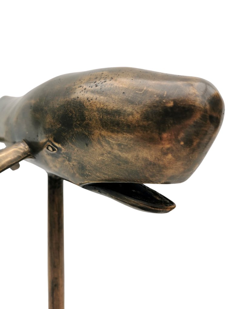 小塑像 - Sperm Whale - 青銅色 #2.1