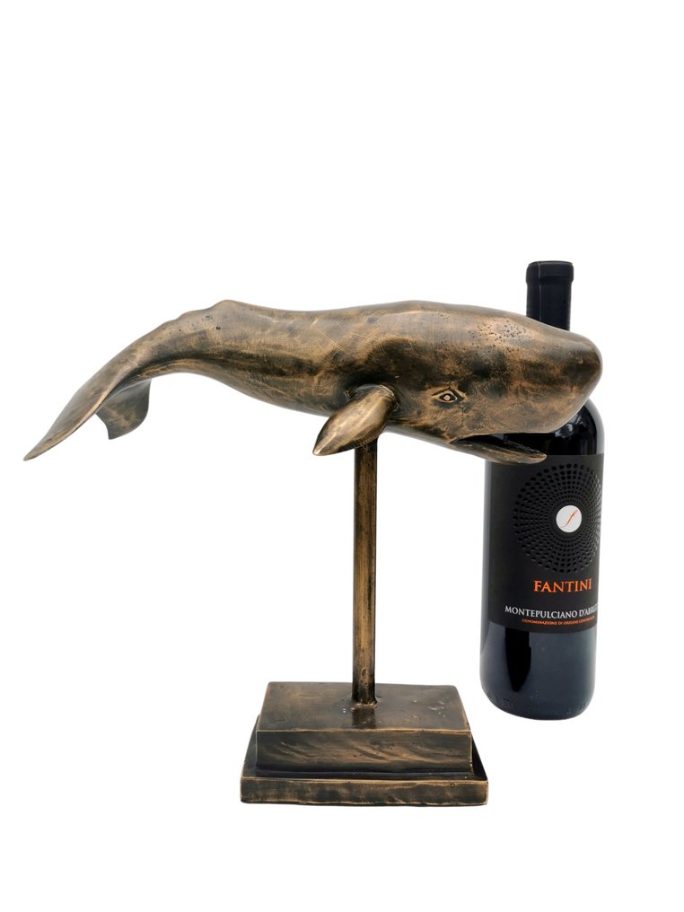 小塑像 - Sperm Whale - 青銅色 #3.2