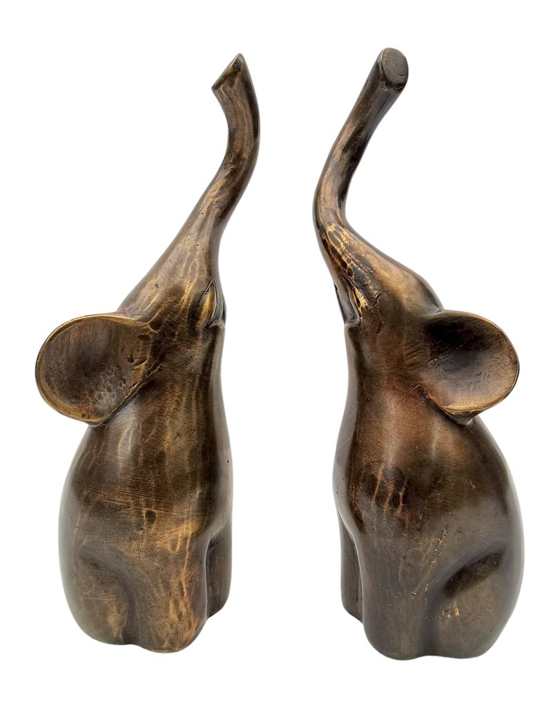 Figure - Loving elephants  (2) - Bronze #1.0