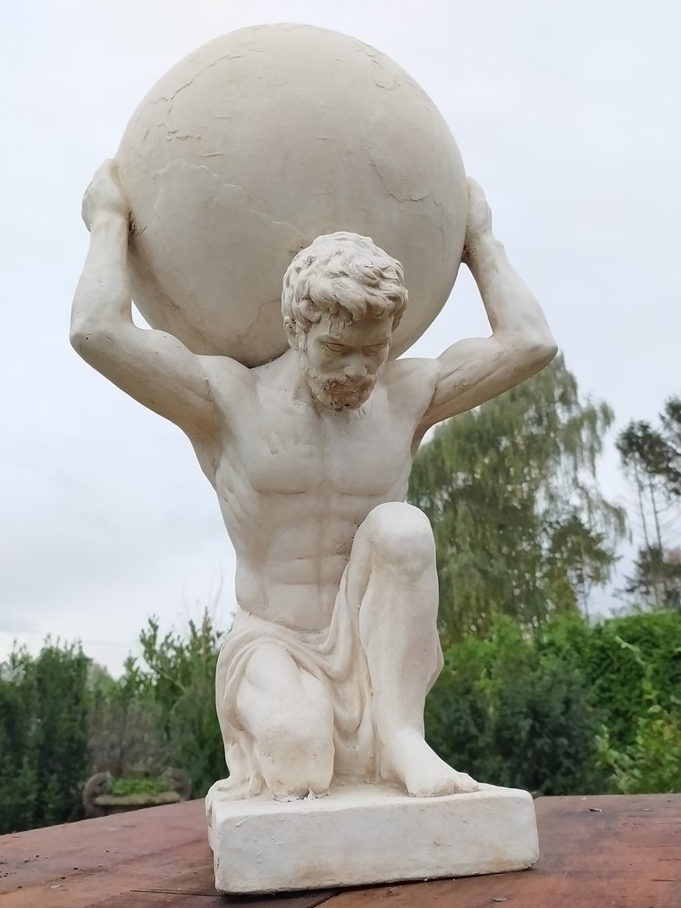 Sculpture, atlas - 70 cm - mgo polystone #1.0
