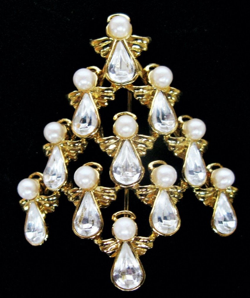 Nina Ricci - 妮娜·里奇复古圣诞树胸针，70年代末，巴黎 - 胸针 - 复古 #2.1