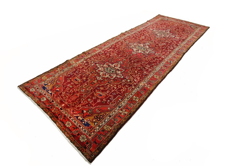 赫里茲古董 - 小地毯 - 417 cm - 146 cm #1.1