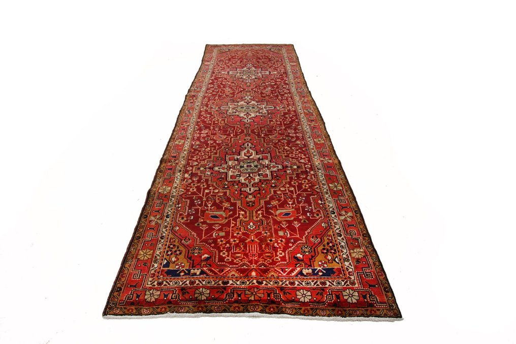 赫里兹古董 - 小地毯 - 417 cm - 146 cm #2.1