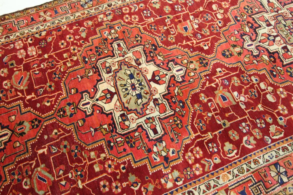 赫里兹古董 - 小地毯 - 417 cm - 146 cm #3.2