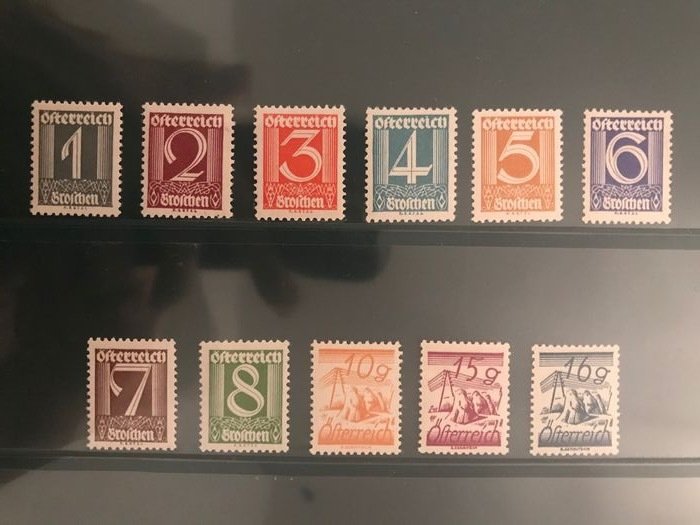 Østrig 1925 - Freimarken - Michel 447/467 #3.2