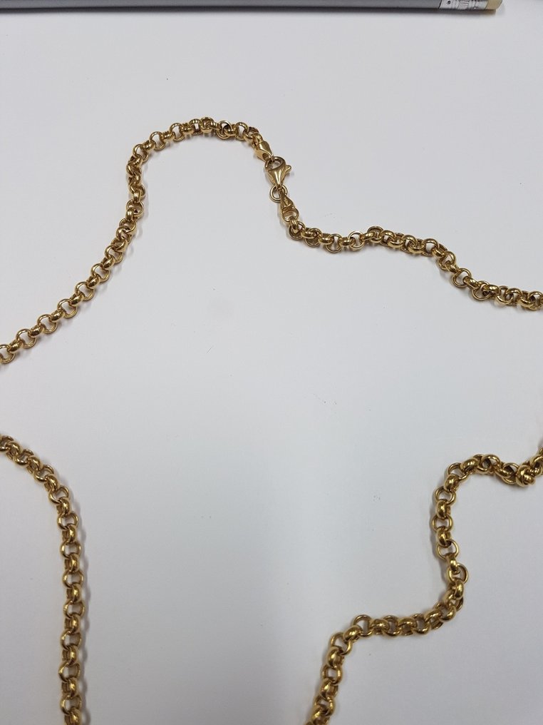 项链 - 18K包金 黄金 钻石 (天然)  #2.1