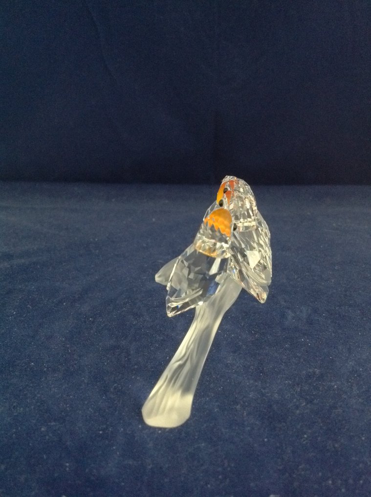 Swarovski - Statuetta - Swarovski - Dwergpapegaaien - 199123 - met doos en certificaat - Cristallo #2.1