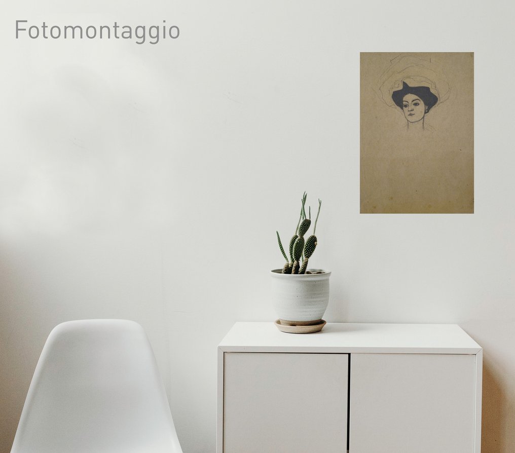 Egon Schiele (1890-1918) (d'apres, unica opera autorizzata dagli eredi) - Melanie Schiele #2.1