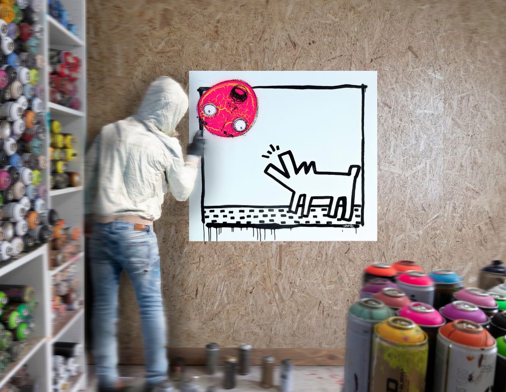 Utopia - Utopia x Keith Haring - Dog and Bubble- #2.1