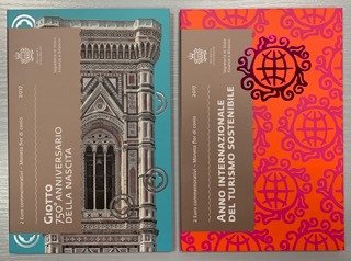 Saint-Marin. 2 Euro 2017 "Giotto" + "Année du Tourisme" (2 monnaies) (Sans prix de réserve) #1.0