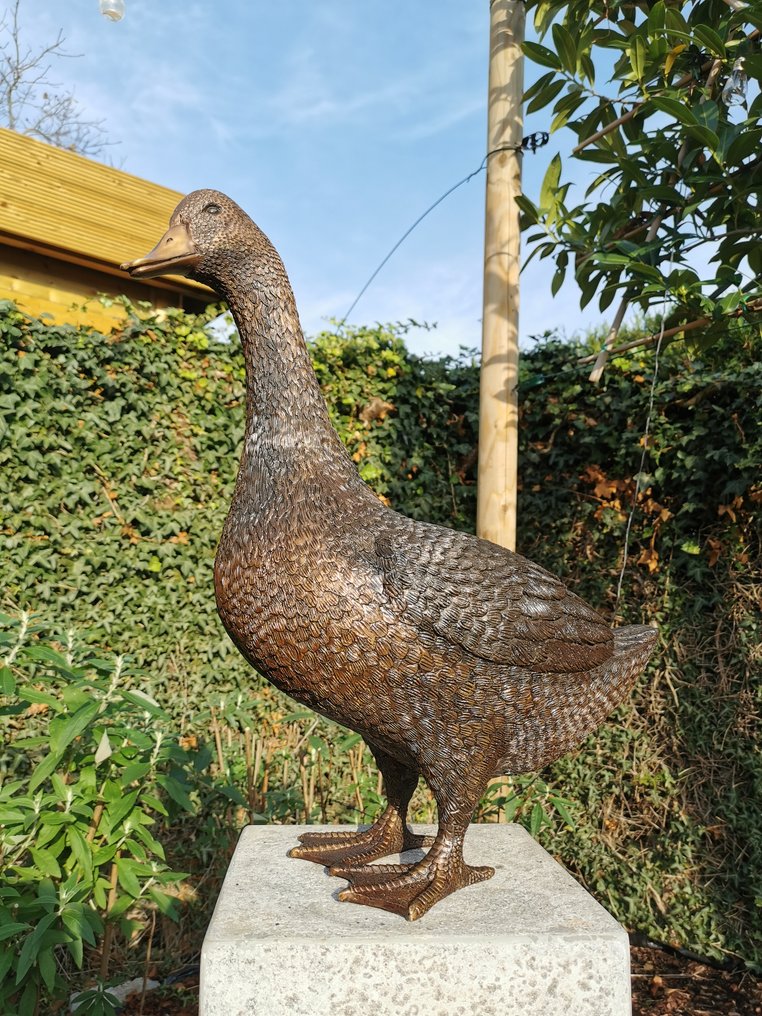 Statuetta - Lifelike Goose - Bronzo #1.0