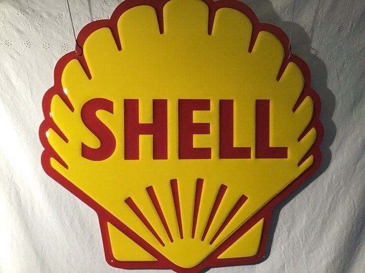 Shell - Shell Oil Company Vintage Style Wall Sign - Sign - Metal #1.0