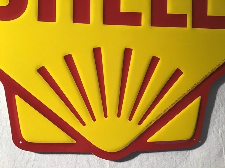 Shell - Shell Oil Company Vintage Style Wall Sign - Sign - Metal #1.0