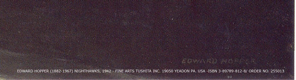 after Edward Hopper - Nighthawks - license modern reproduction #4.3