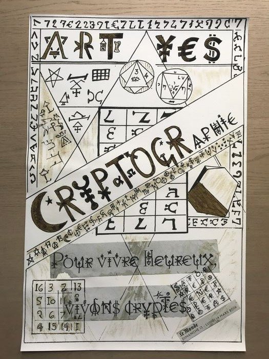 Jacques Villeglé (1926-2022) - Cryptographie #4.3