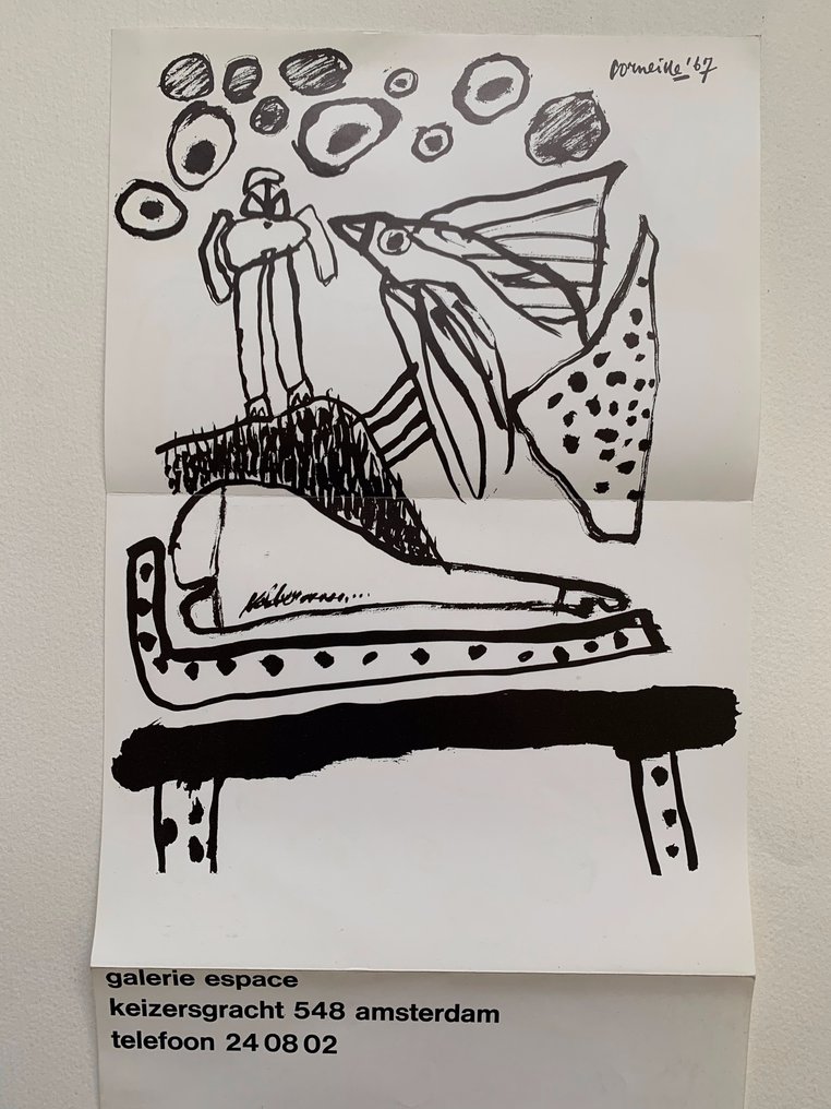 Guillaume Corneille - Galerie Espace - 1968 - Amsterdam #3.2