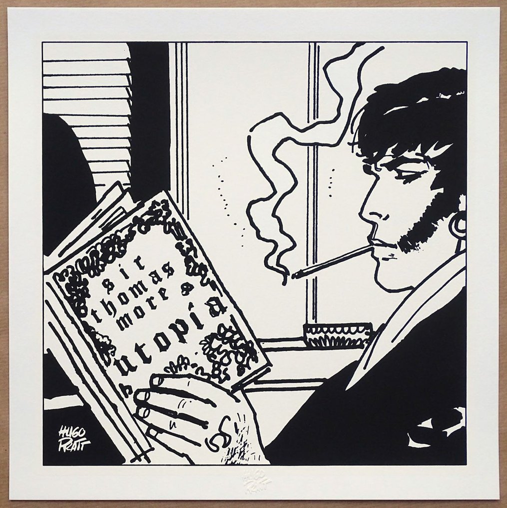Pratt, Hugo - 1 Silkscreen - Corto Maltese - Utopia #1.0