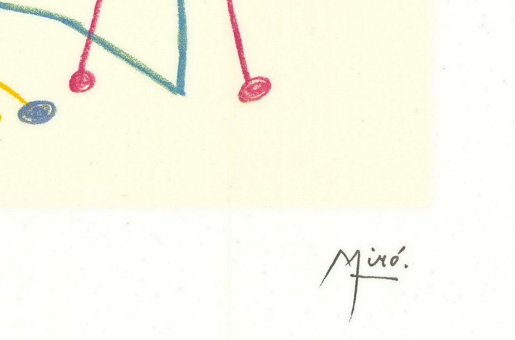 Joan Miro (1893-1983) - Parler seul, composition 300 #4.3