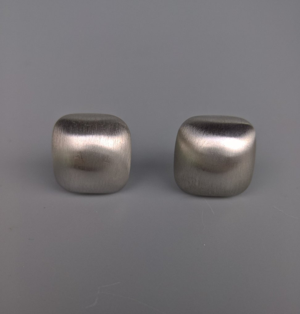 Drop fülbevaló - 19,2 kt. Fehér arany #1.0