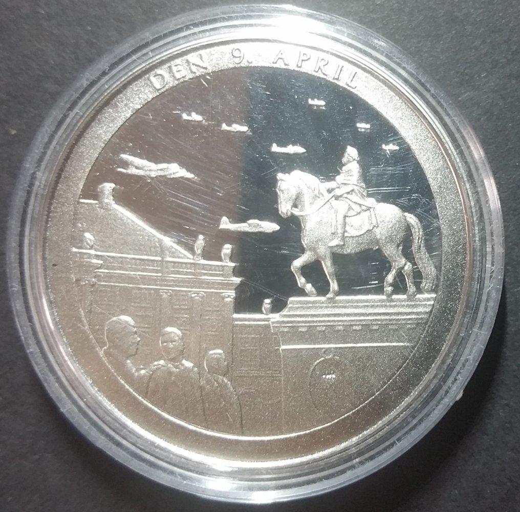 Danemark. Silver Medal Danmarks Historie, Medaglie Commemorative di Argento (27x) #4.3