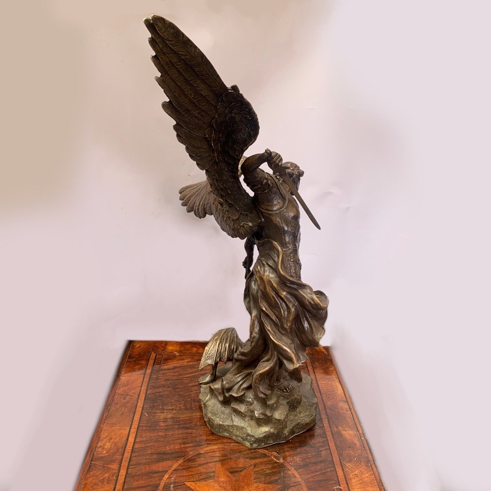 Figure - san michele - Bronze #1.0