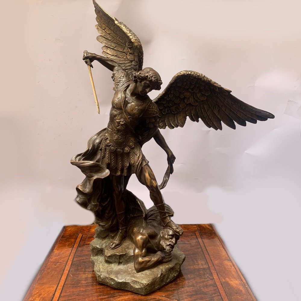 Figure - san michele - Bronze #1.0