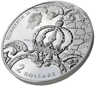 Niue. 2 Dollars 2012 Proof 'Mysteries of History Amber Room' 2 Oz, (.925) #2.1