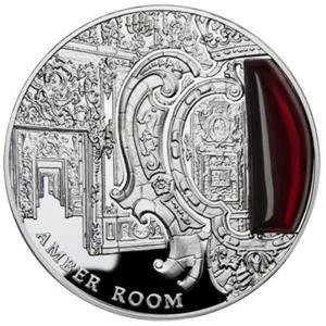 Niue. 2 Dollars 2012 Proof 'Mysteries of History Amber Room' 2 Oz, (.925) #1.0