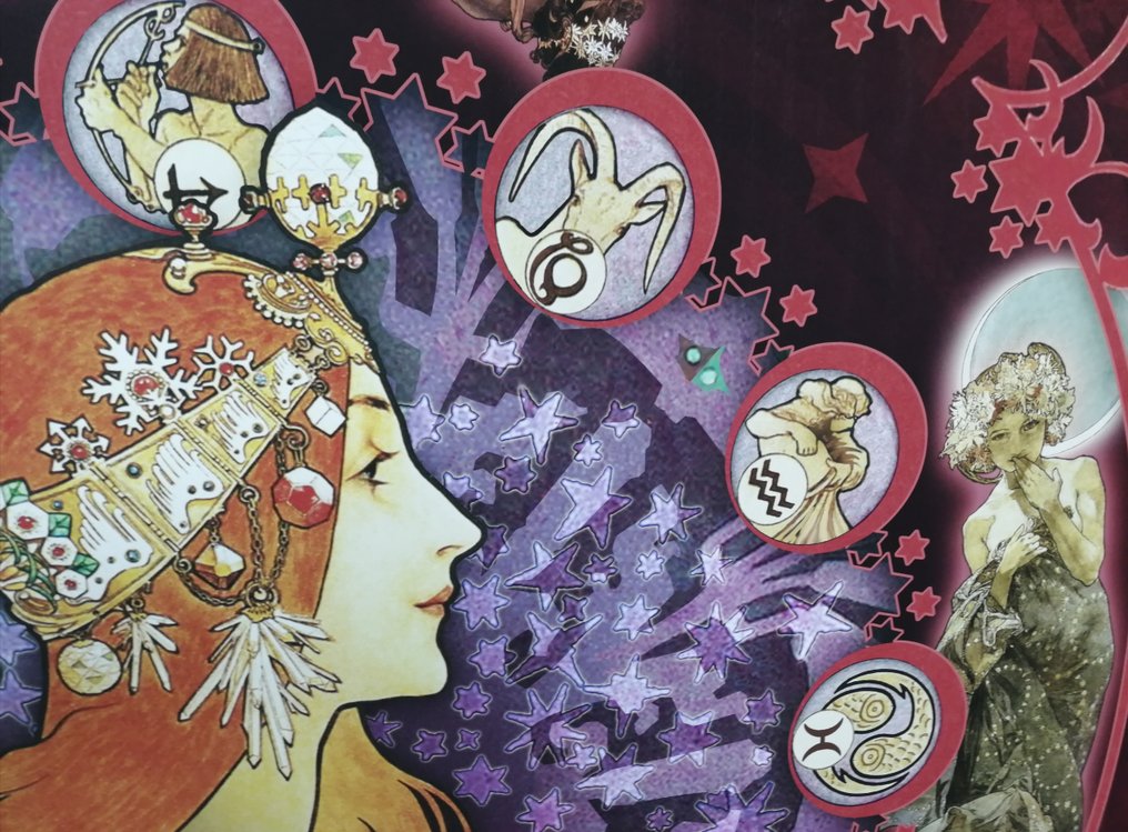 Tony Polonio (Firma de Autor a mano y numerado) - El Zodiaco y las Constelaciones - Big Size XL #2.1